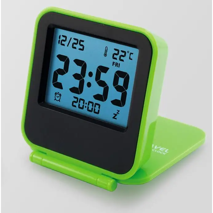 horloge digitale de voyage - horloge-industrielle