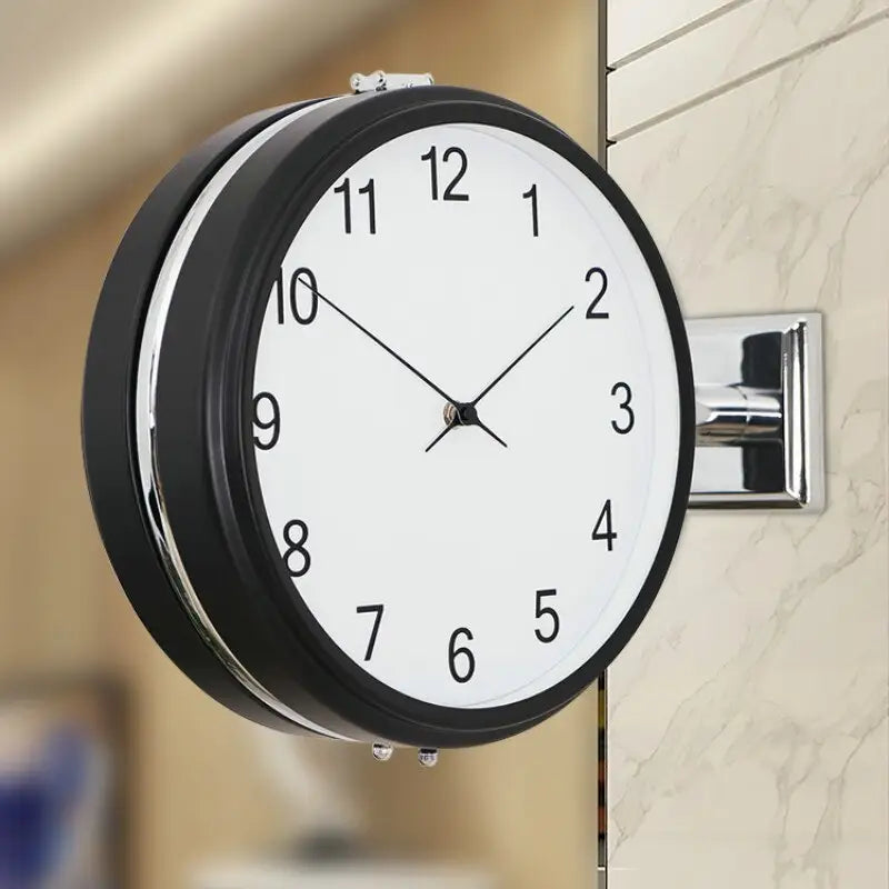 horloge double face moderne - horloge-industrielle