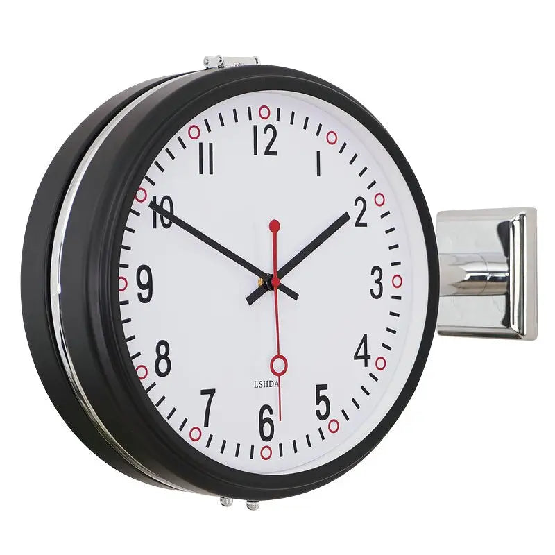 horloge double face moderne - horloge-industrielle