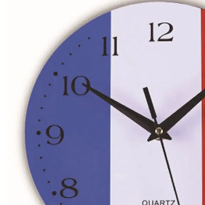 horloge drapeau français - horloge-industrielle