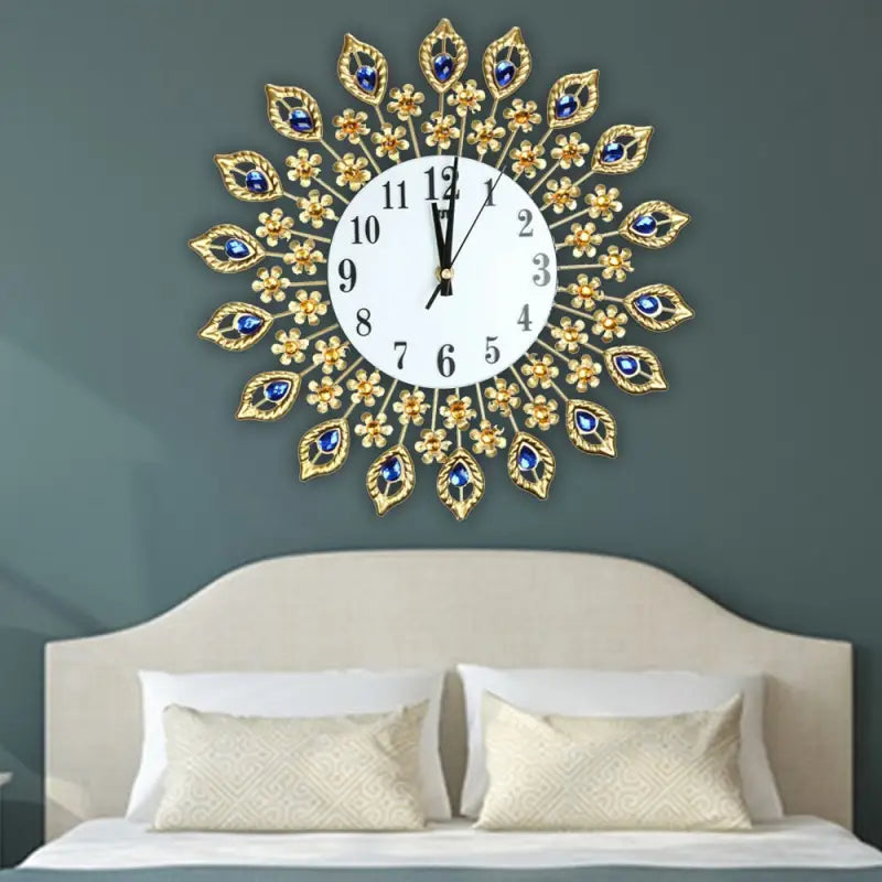 horloge or fleuri - horloge-industrielle
