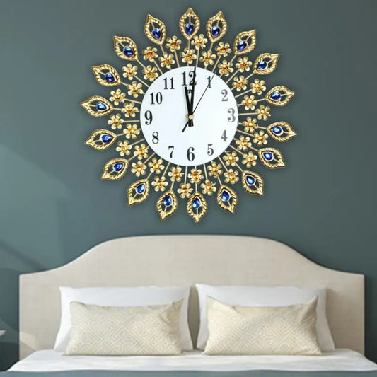 horloge or fleuri - horloge-industrielle