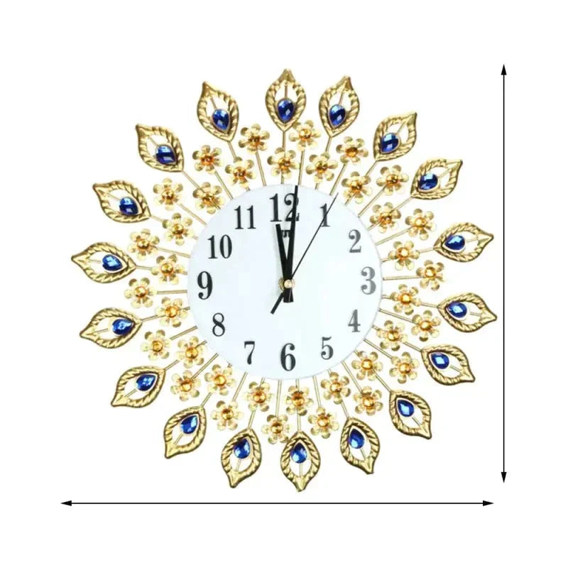 horloge or fleuri - horloge-industrielle