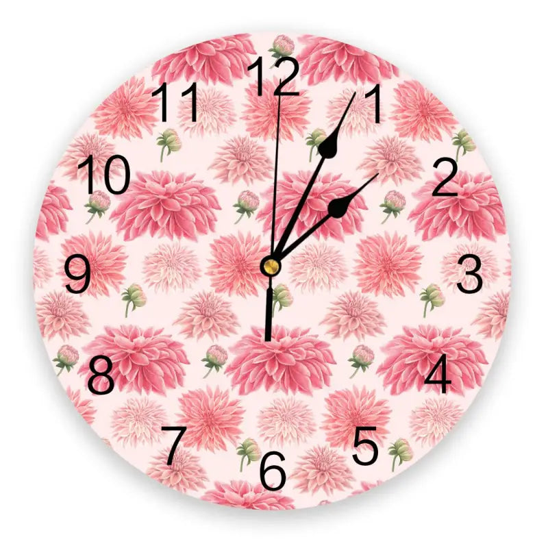 horloge fleurie - horloge-industrielle