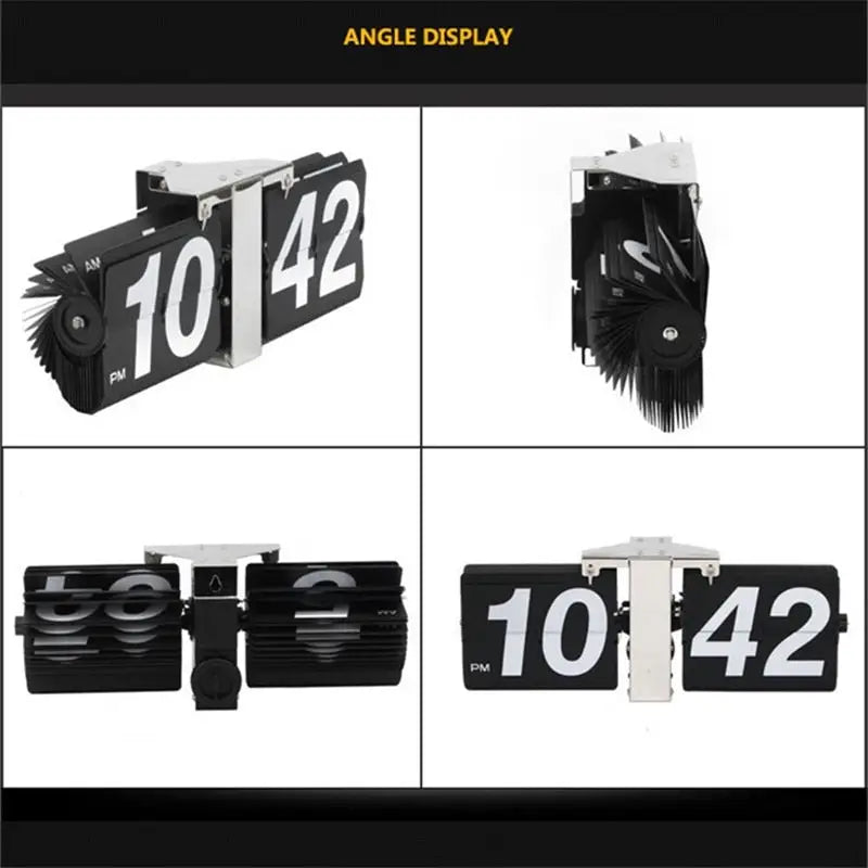 horloge flip flap moderne - horloge-industrielle
