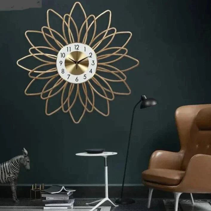 horloge florale - horloge-industrielle