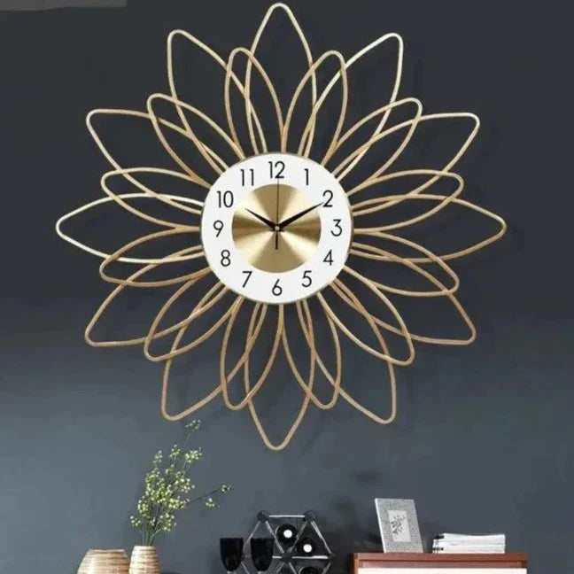 horloge florale - horloge-industrielle