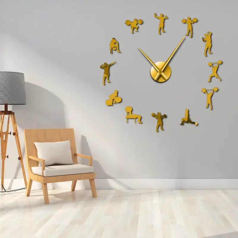 horloge géante salle de sport - horloge-industrielle