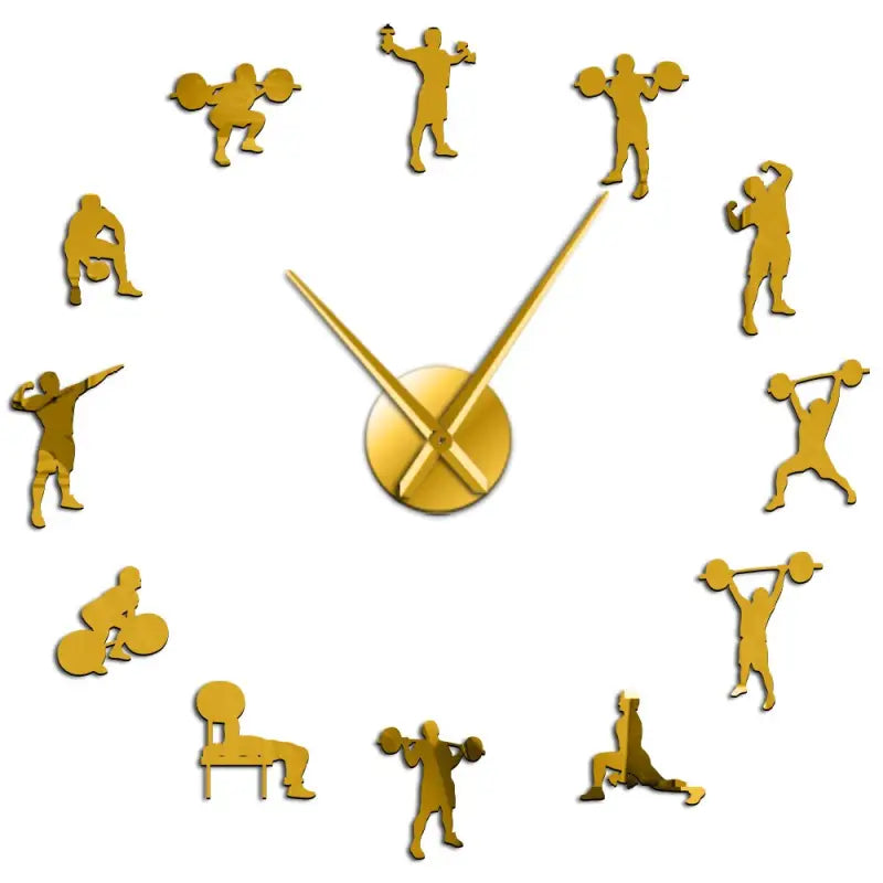 horloge géante salle de sport - horloge-industrielle