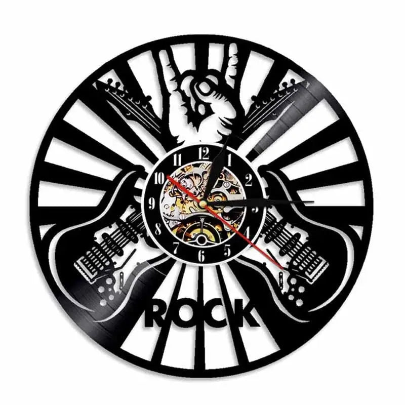 horloge guitare - horloge-industrielle