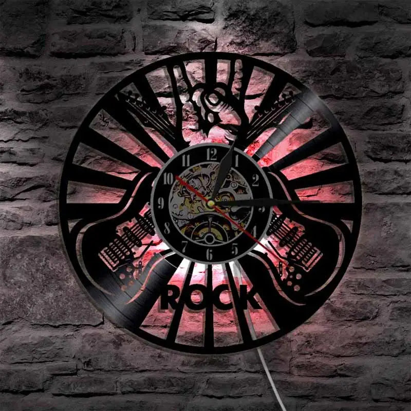 horloge guitare - horloge-industrielle