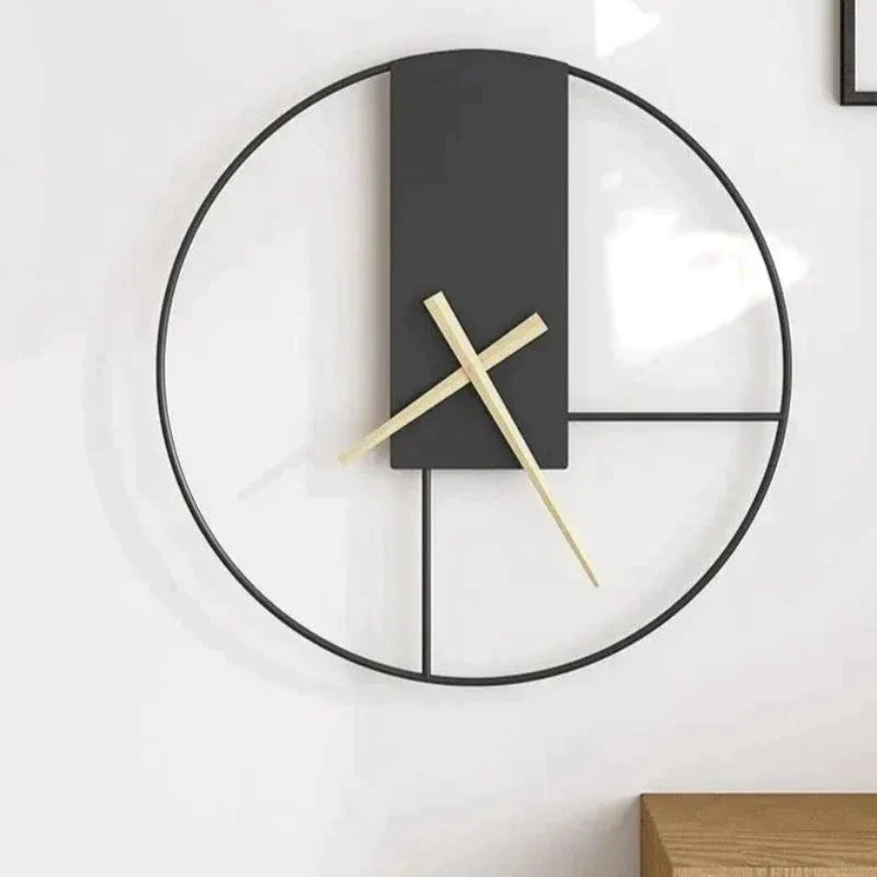 horloge industrielle bois et métal - horloge-industrielle