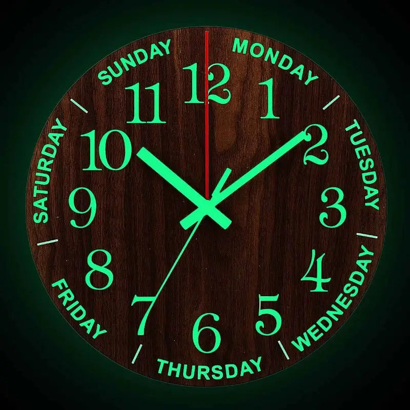 Horloge avec Jour de la Semaine - horloge-industrielle