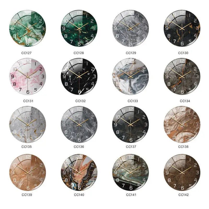 horloge en marbre - horloge-industrielle
