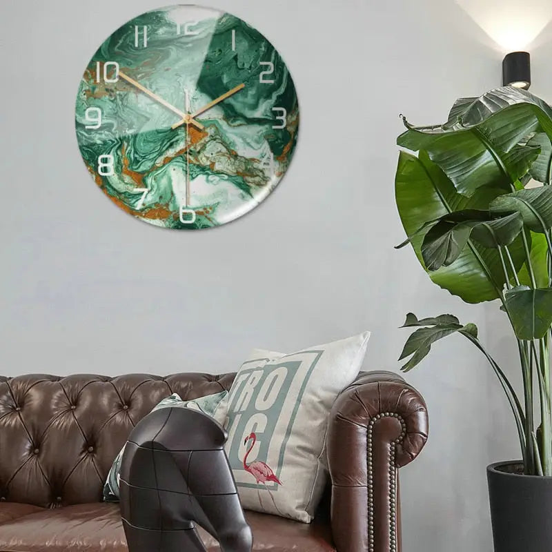 horloge en marbre - horloge-industrielle