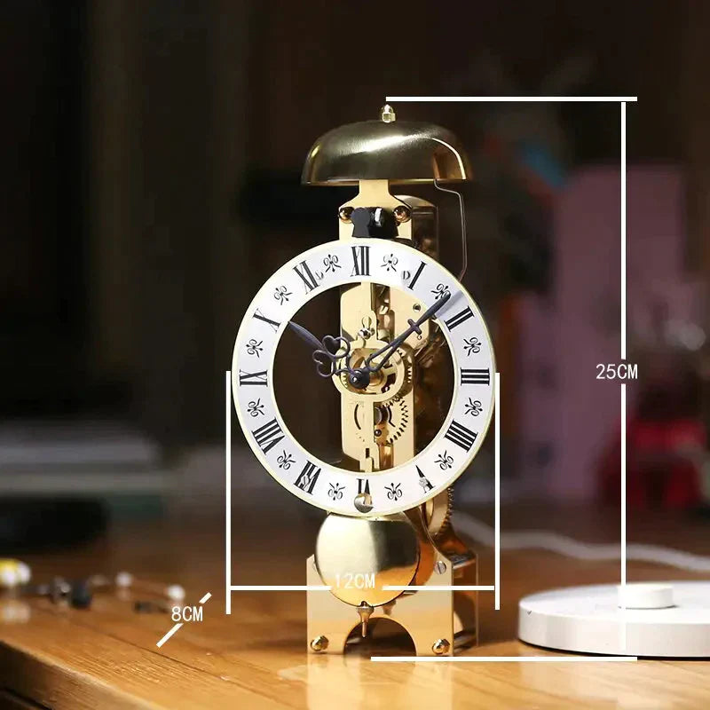 Horloge Mécanique à Balancier - Dark Khaki