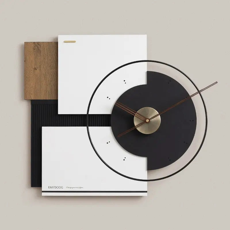 Horloge Moderne Bois - horloge-industrielle