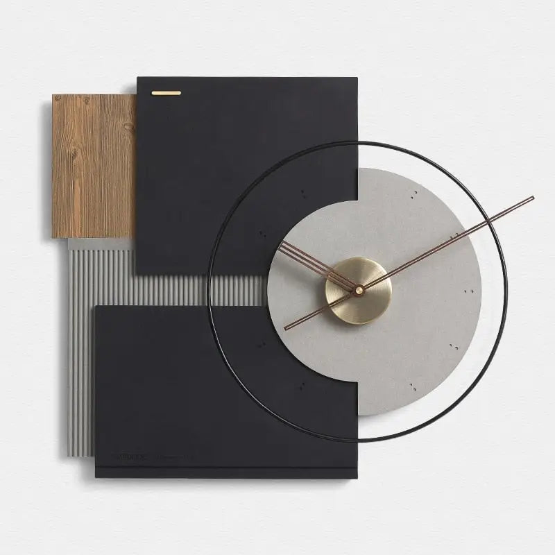 Horloge Moderne Bois - horloge-industrielle