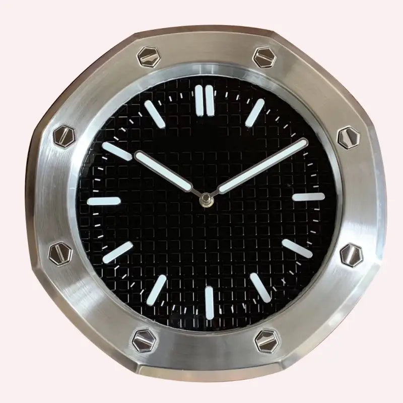 horloge métallique de luxe - horloge-industrielle