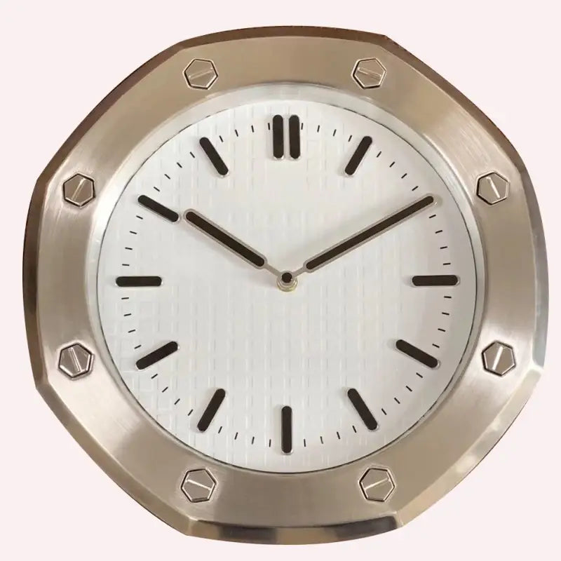 horloge métallique de luxe - horloge-industrielle