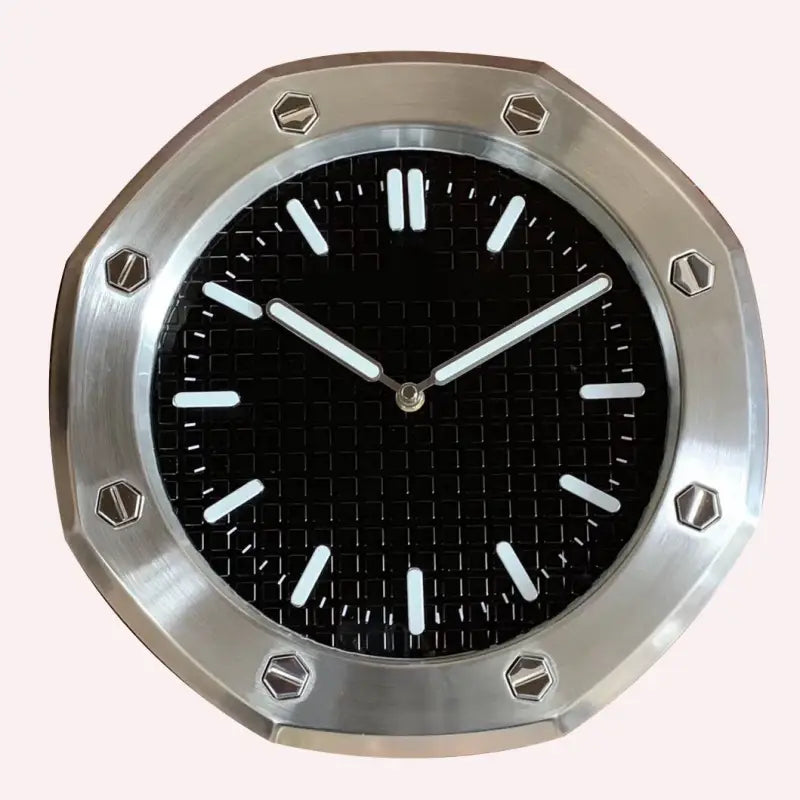 horloge métallique de luxe - horloge-industrielle