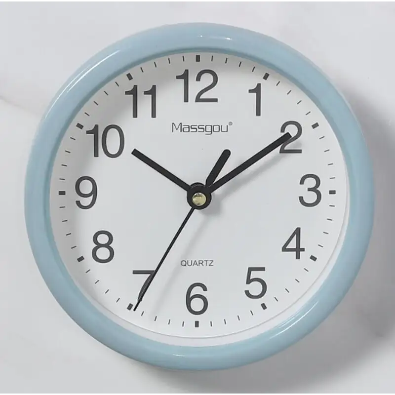 horloge murale 15 cm noire - horloge-industrielle