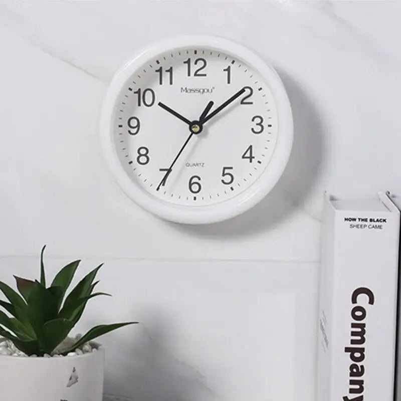horloge murale 15 cm noire - horloge-industrielle