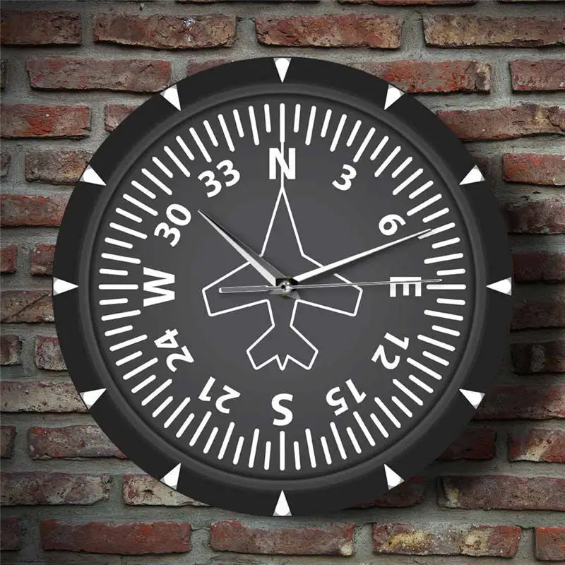 horloge murale altimètre - horloge-industrielle