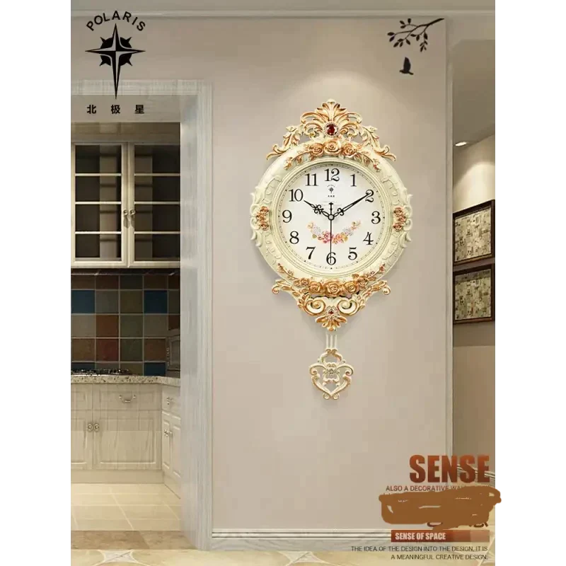 horloge murale ancienne bois balancier -
