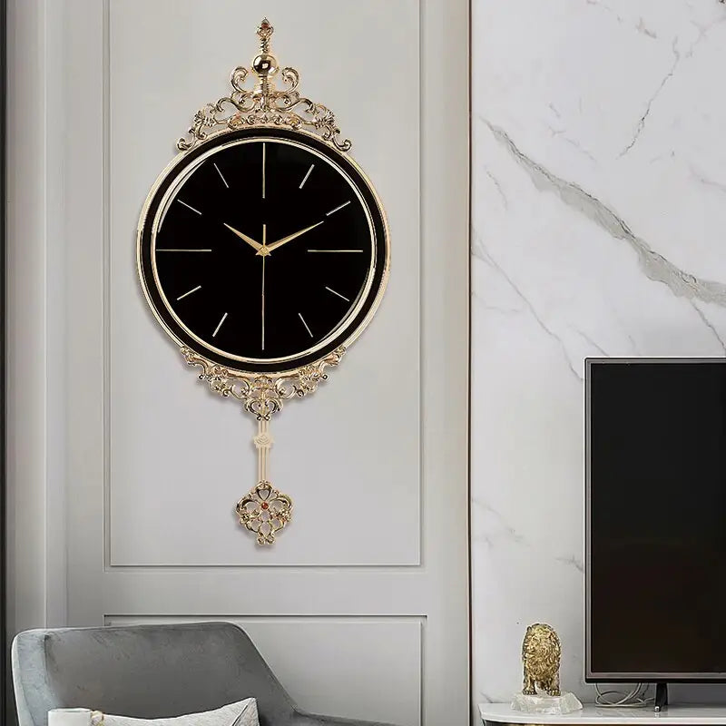 horloge murale avec balancier - horloge-industrielle