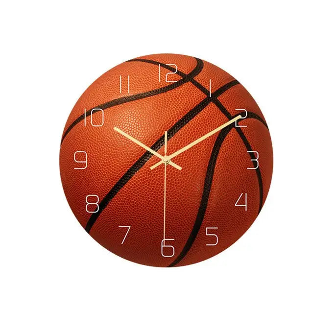 horloge murale ballon de foot - horloge-industrielle