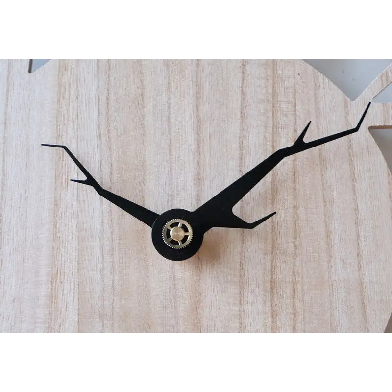 horloge murale bois 40 cm - horloge-industrielle