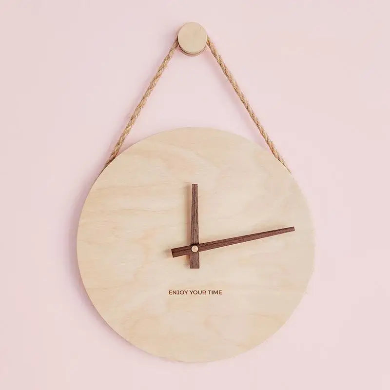 horloge murale bois flotté - horloge-industrielle