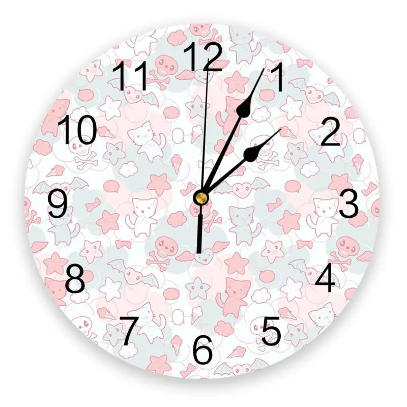 horloge murale chat - horloge-industrielle