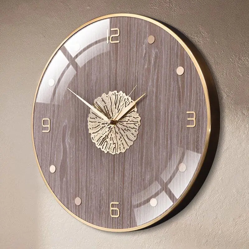 horloge murale cuivre - horloge-industrielle
