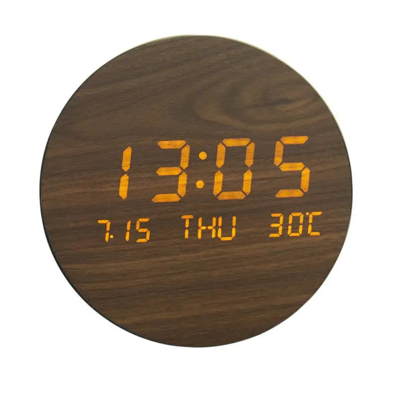 horloge murale avec date et jour - horloge-industrielle