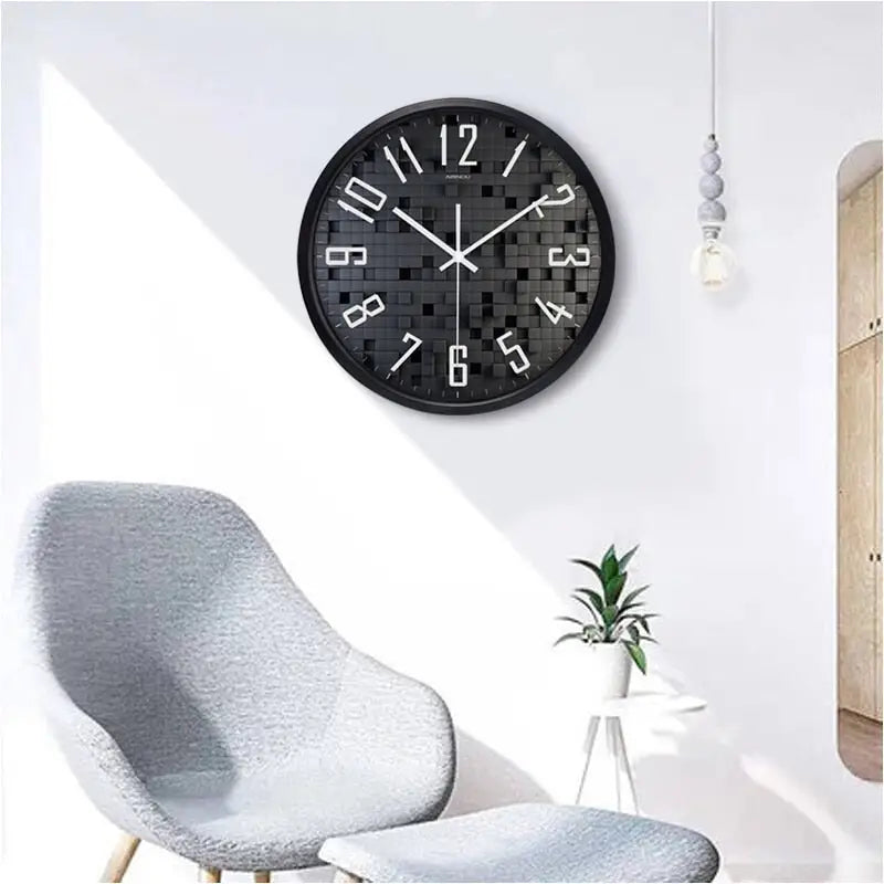 horloge murale 3d design - horloge-industrielle