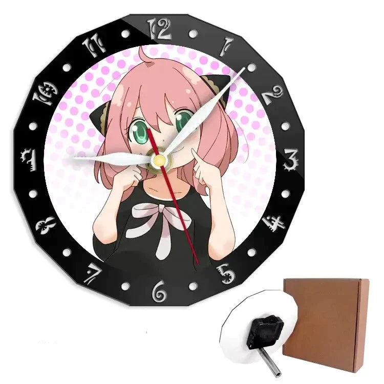 Horloge murale dessin japonais - horloge-industrielle