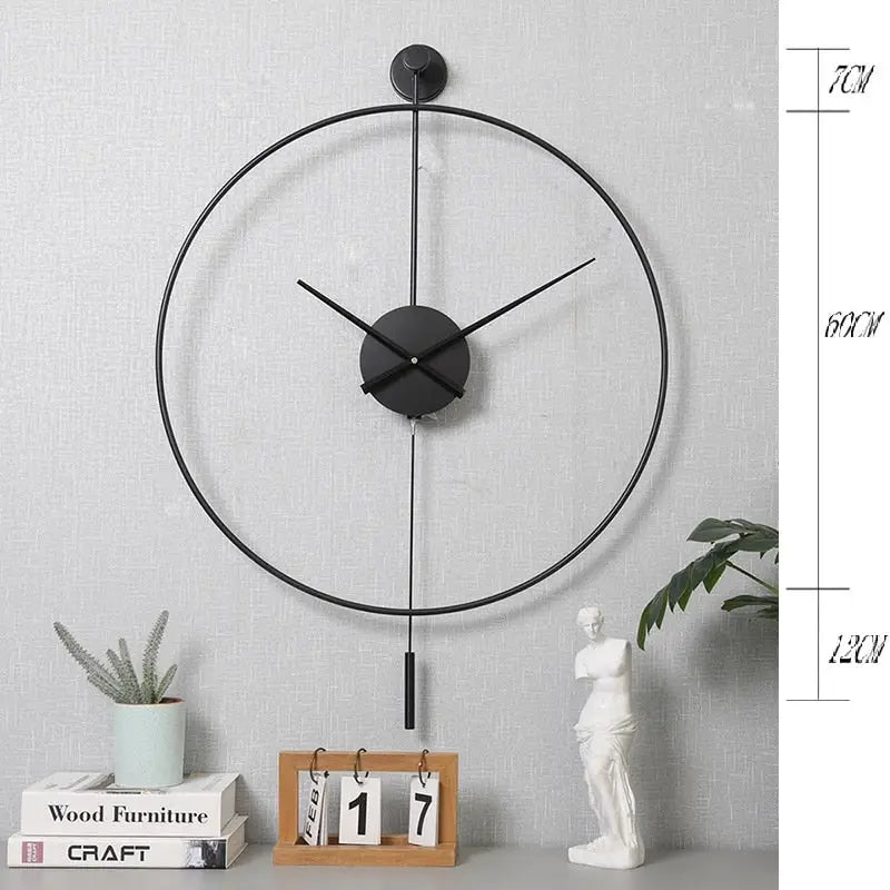 Horloge Murale Fer Forgé - horloge-industrielle