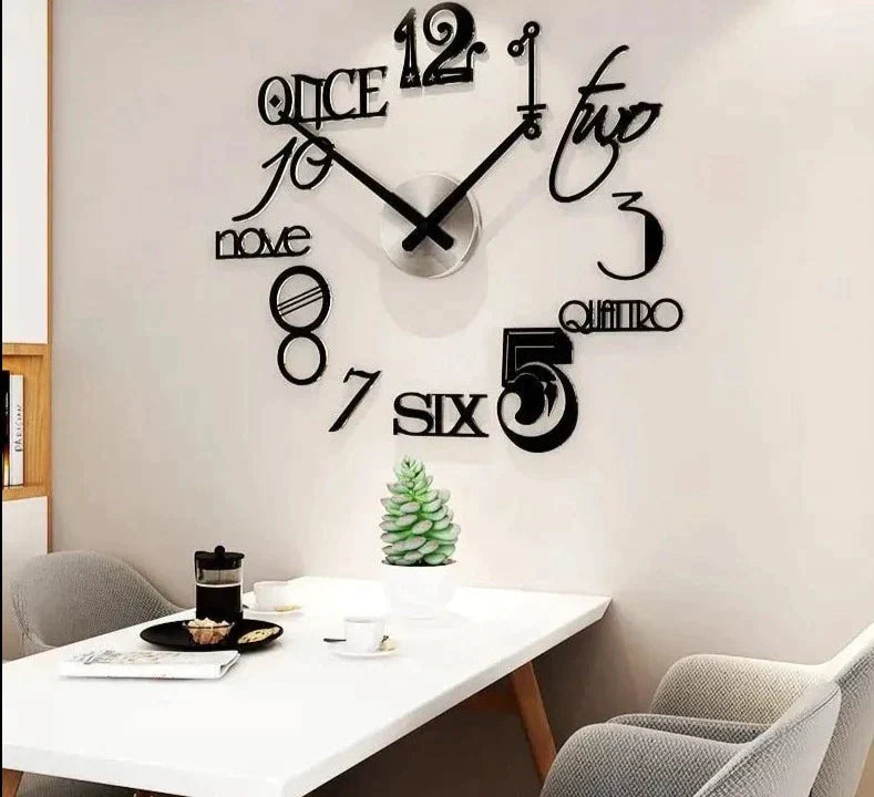 horloge murale geometrique - horloge-industrielle