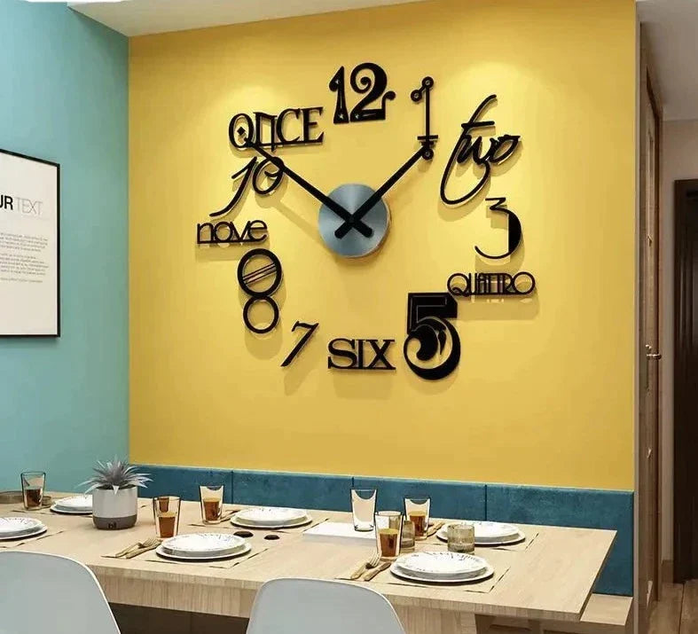 horloge murale geometrique - horloge-industrielle