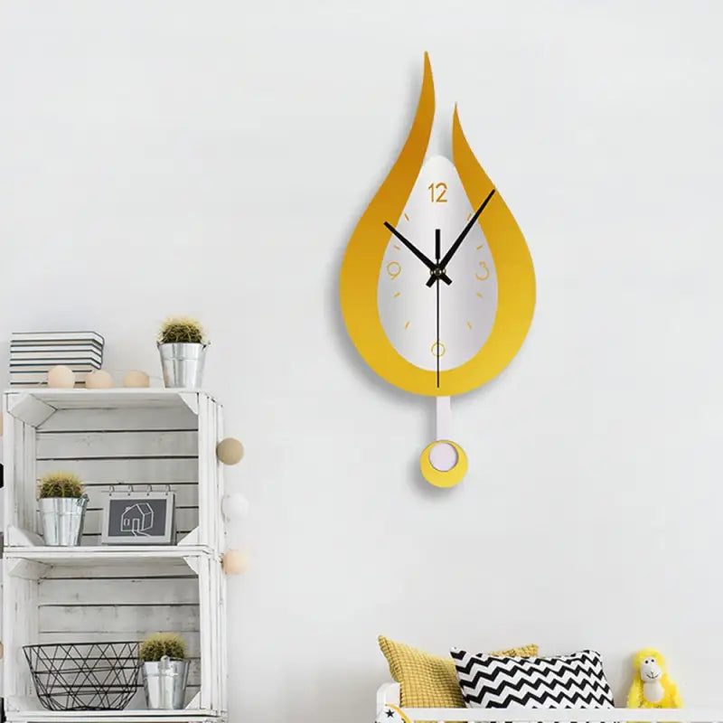 horloge murale goutte d’eau - horloge-industrielle