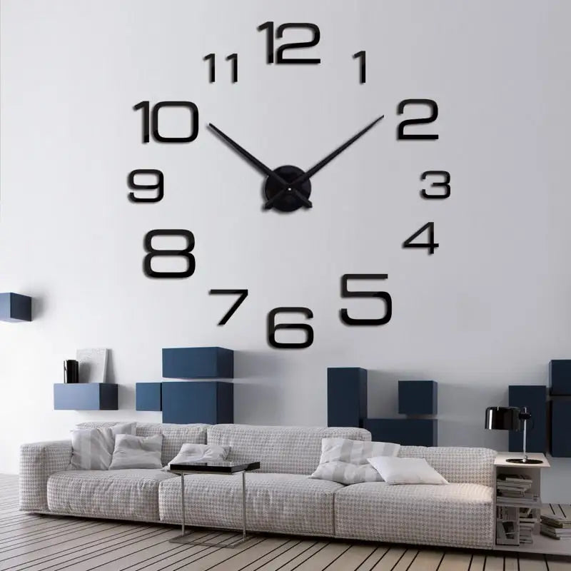 horloge murale moderne 90 cm - horloge-industrielle