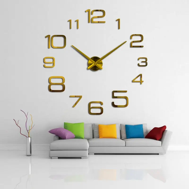 horloge murale moderne 90 cm - horloge-industrielle