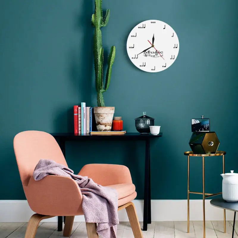 Horloge murale musique - horloge-industrielle