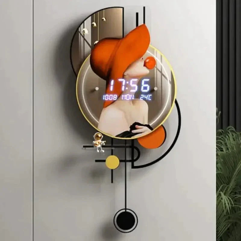 Horloge Murale Numérique Led