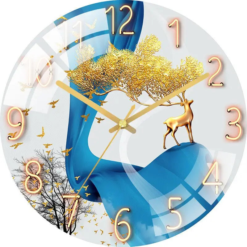 horloge murale oiseau - horloge-industrielle