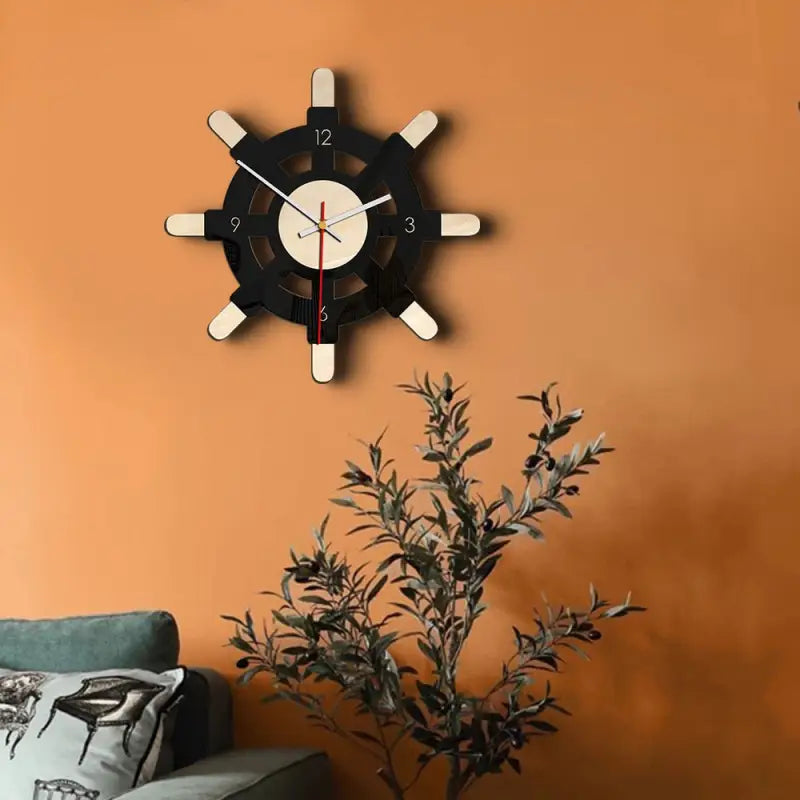 horloge murale oiseau pic - horloge-industrielle