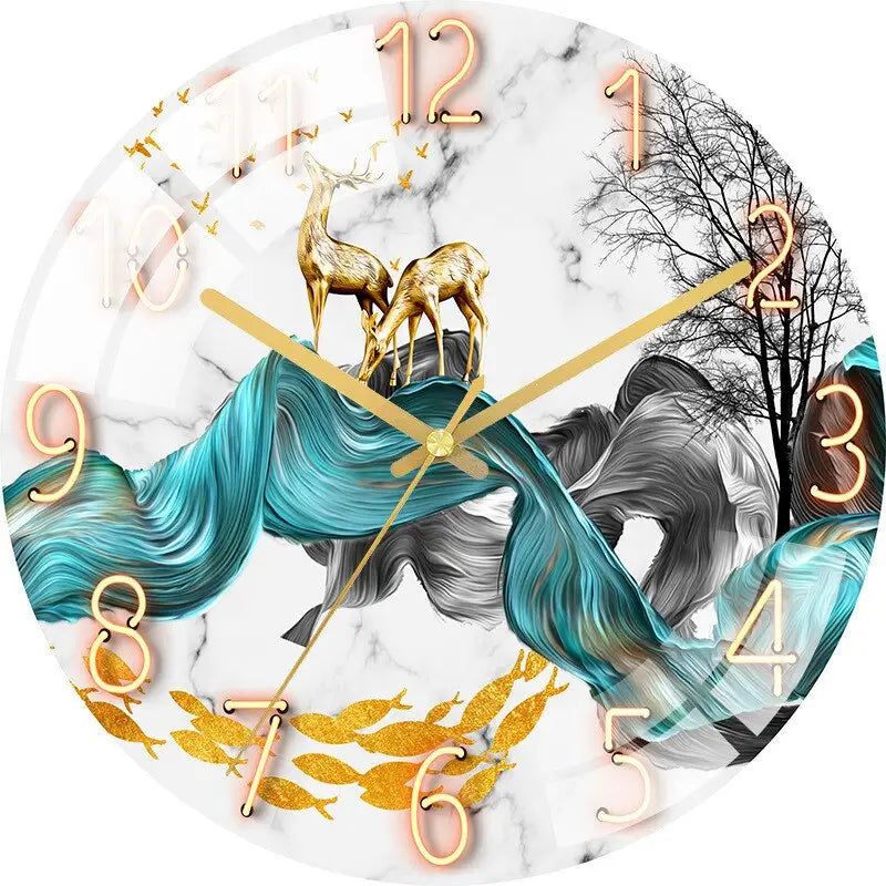 horloge murale oiseau - horloge-industrielle