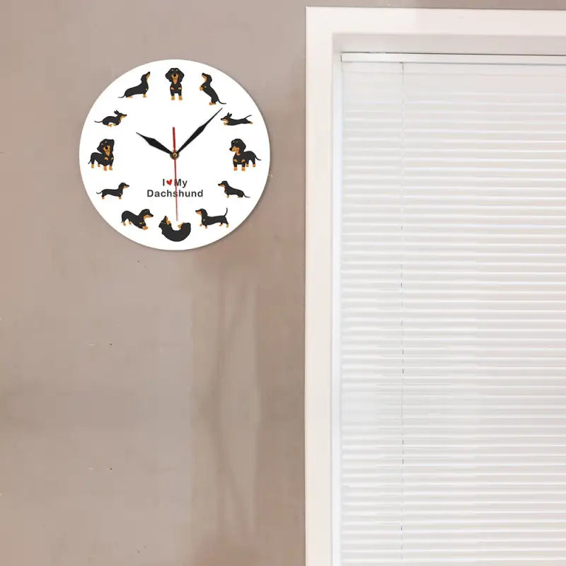 Horloge murale petit chien - horloge-industrielle